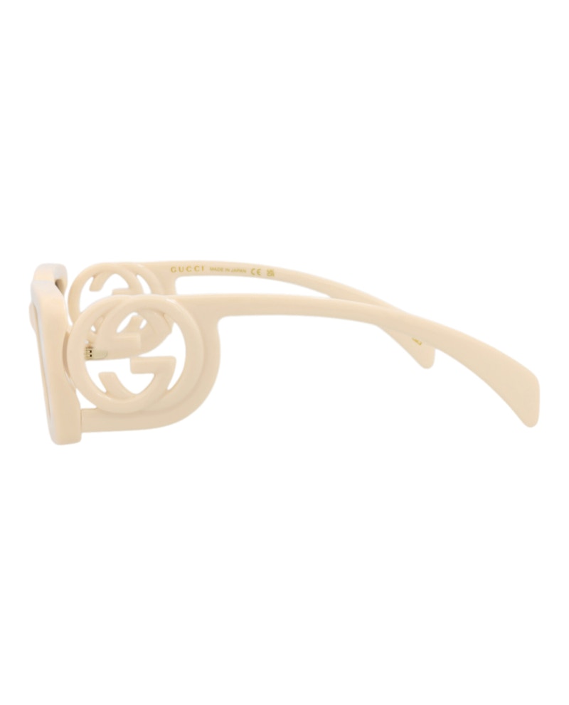 Gucci Square-Frame Injection Sunglasses Ivory Ivory Grey (GG1325S-30013843-013)