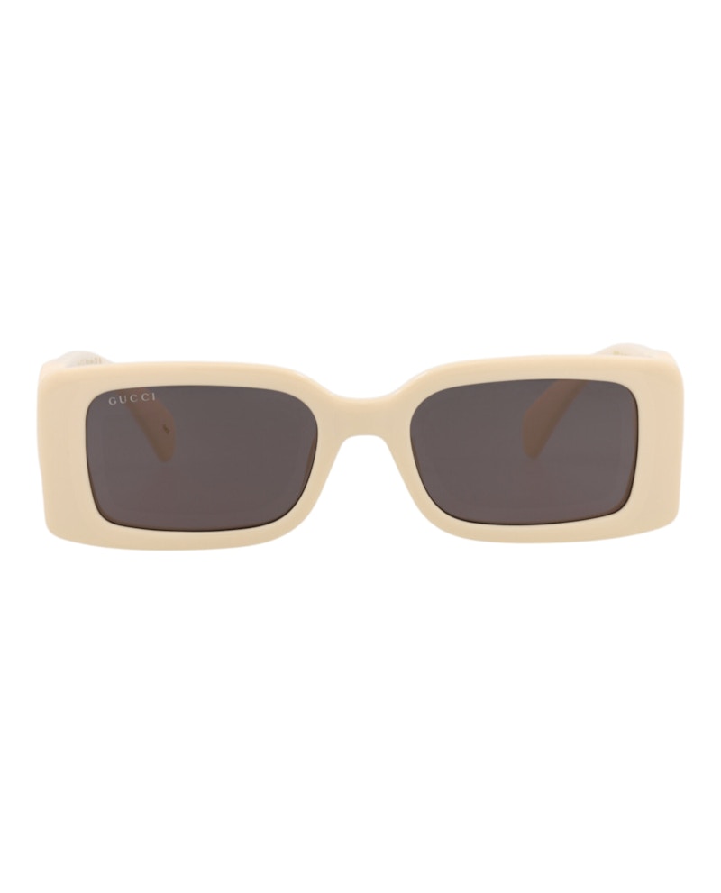 Gucci Square-Frame Injection Sunglasses Ivory Ivory Grey (GG1325S-30013843-013)