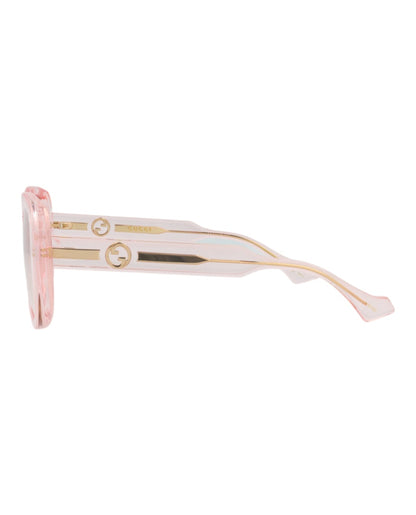 Gucci Square-Frame Injection Sunglasses NUDE NUDE PINK (GG1557SK-30014904-003)