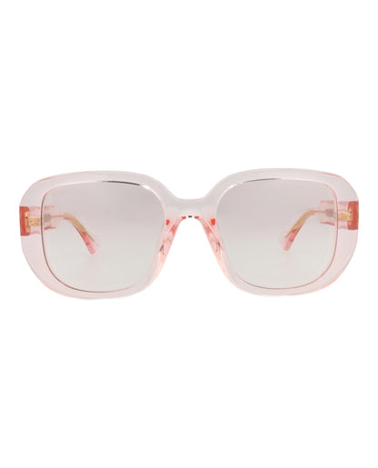 Gucci Square-Frame Injection Sunglasses NUDE NUDE PINK (GG1557SK-30014904-003)