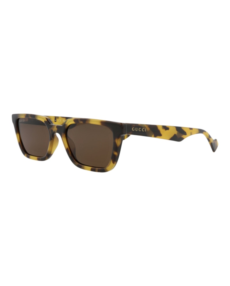 Gucci Square-Frame Injection Sunglasses Yellow Yellow Brown (GG1539S-30014815-005)