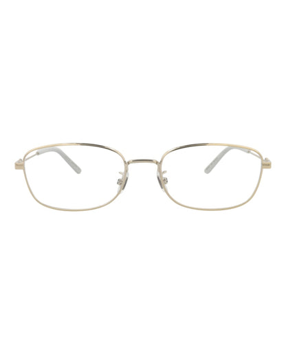 Gucci Square-Frame Metal Optical Frames Gold Gold Transparent (GG0444O-30006428-005)