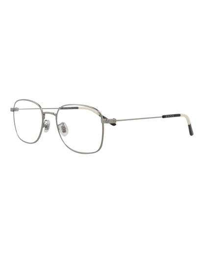 Gucci Square-Frame Metal Optical Frames Ruthenium Ruthenium Transparent (GG0685OA-30008578-002)