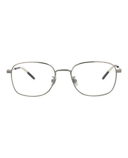 Gucci Square-Frame Metal Optical Frames Ruthenium Ruthenium Transparent (GG0685OA-30008578-002)
