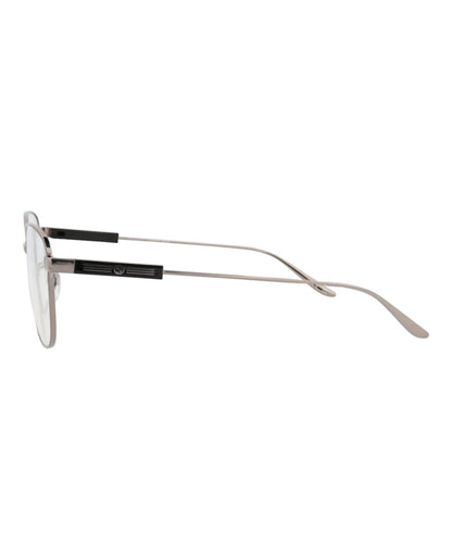 Gucci Square-Frame Metal Optical Frames Ruthenium Ruthenium Transparent (GG1312O-30013899-001)