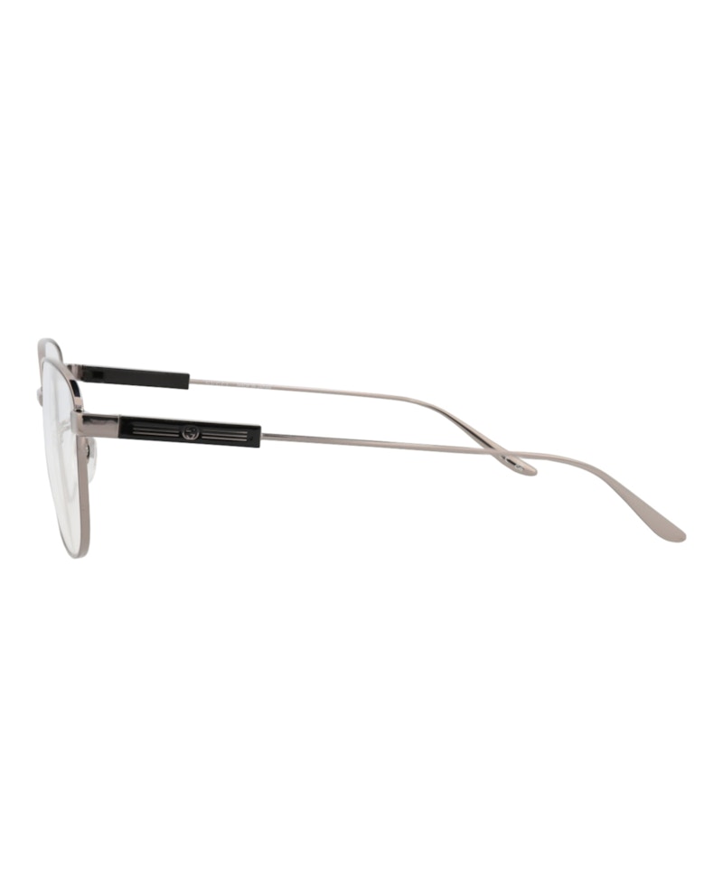 Gucci Square-Frame Metal Optical Frames Ruthenium Ruthenium Transparent (GG1312O-30013899-001)