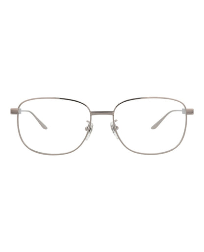 Gucci Square-Frame Metal Optical Frames Ruthenium Ruthenium Transparent (GG1312O-30013899-001)