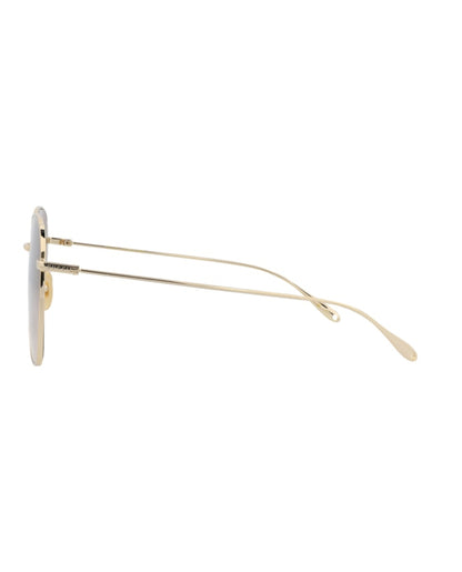 Gucci Square-Frame Metal Sunglasses Gold Gold Brown (GG1031S-30011783-003)