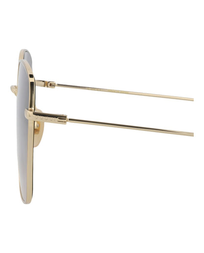 Gucci Square-Frame Metal Sunglasses Gold/Gold/Grey (GG1030SK-30011827-001)