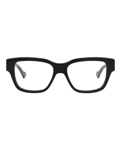 Gucci Square-Frame Recycled Acetate Optical Frames Black Black Transparent (GG1428O-30014479-001)