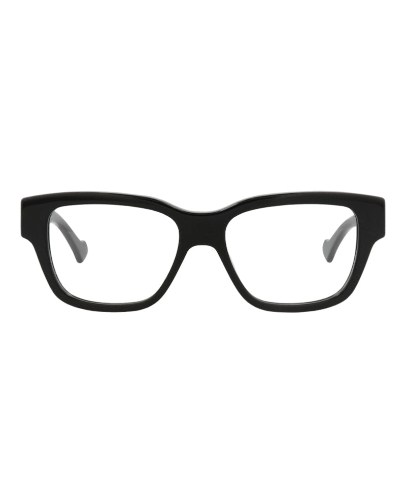 Gucci Square-Frame Recycled Acetate Optical Frames Black Black Transparent (GG1428O-30014479-001)