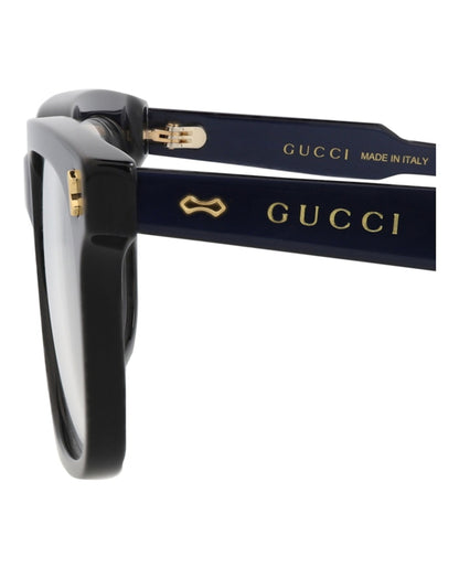 Gucci Square-Frame Recycled Acetate Optical Frames Blue Blue Transparent (GG1265O-30013849-005)