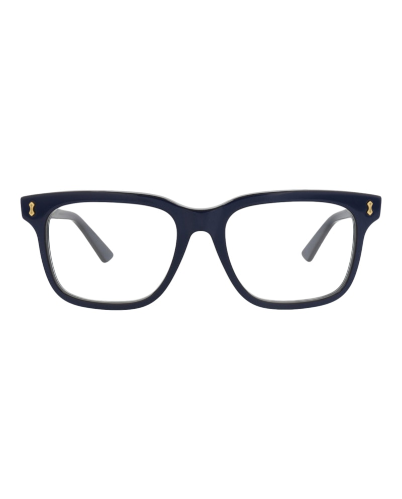 Gucci Square-Frame Recycled Acetate Optical Frames Blue Blue Transparent (GG1265O-30013849-005)