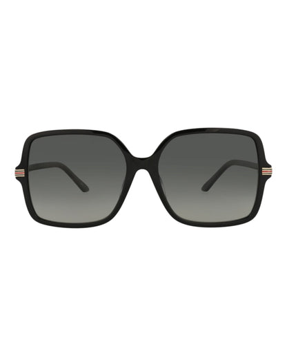 Gucci Square-Frame Recycled Acetate Sunglasses Black/Black/Grey (GG1448SA-30014448-005)