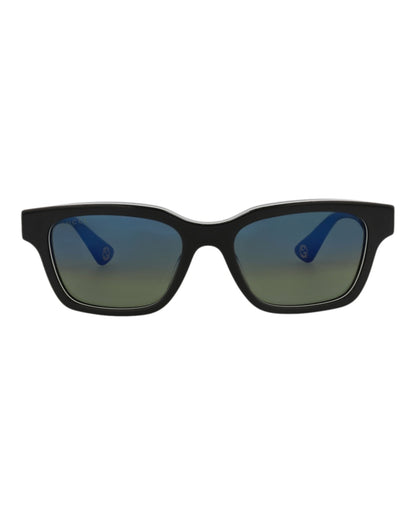 Gucci Square-Frame Recycled Acetate Sunglasses Black Grey Blue (GG1641SA-30015104-003)