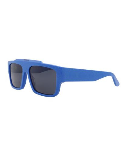 Gucci Square-Frame Recycled Acetate Sunglasses Blue Blue Blue (GG1460S-30014460-008)