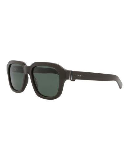 Gucci Square-Frame Recycled Acetate Sunglasses Brown Brown Green (GG1508S-30014786-004)