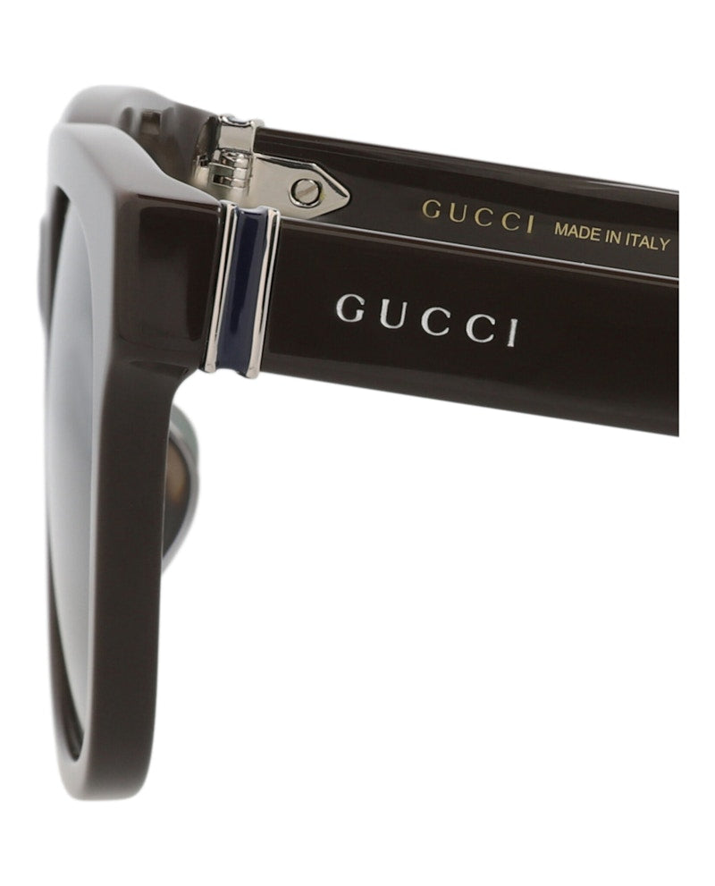 Gucci Square-Frame Recycled Acetate Sunglasses Brown Brown Green (GG1512SK-30014900-004)