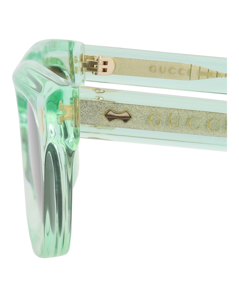 Gucci Square-Frame Recycled Acetate Sunglasses Green Green Green (GG1524S-30014803-004)