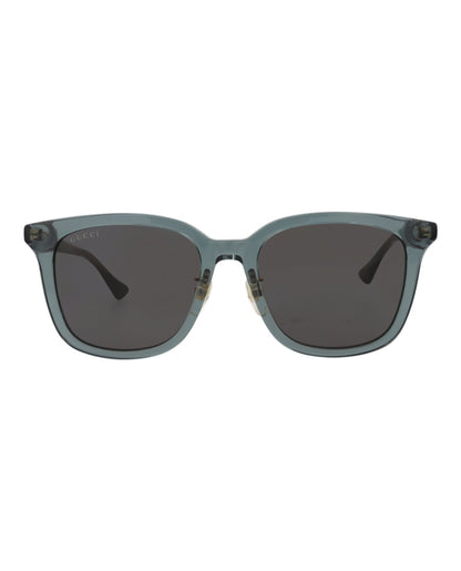 Gucci Square-Frame Recycled Acetate Sunglasses Green Green Grey (GG1498SK-30014782-003)