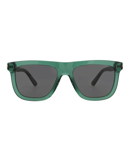 Gucci Square-Frame Recycled Acetate Sunglasses Green Green Grey (GG1502S-30014783-003)