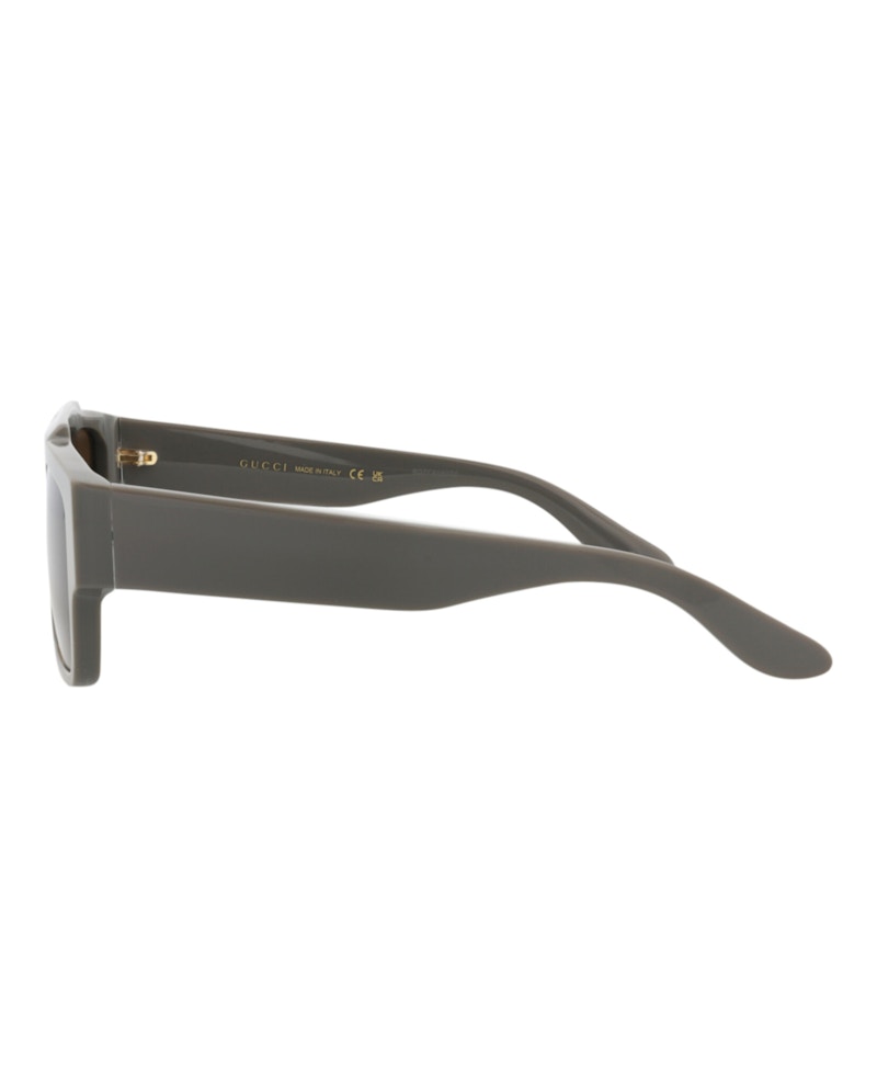 Gucci Square-Frame Recycled Acetate Sunglasses Grey Grey Brown (GG1460S-30014460-003)