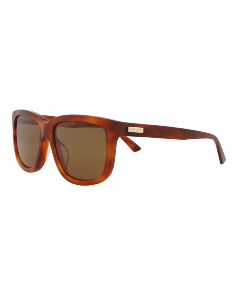 Gucci Square-Frame Recycled Acetate Sunglasses Havana/Havana/Brown (GG1317SA-30013862-002)