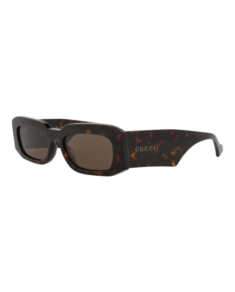 Gucci Square-Frame Recycled Acetate Sunglasses Havana Havana Brown (GG1426S-30014474-002)