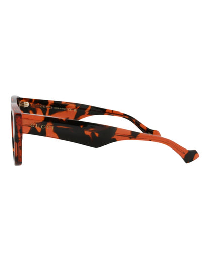 Gucci Square-Frame Recycled Acetate Sunglasses Havana Havana Brown (GG1427S-30014475-004)