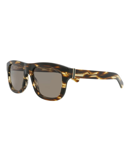 Gucci Square-Frame Recycled Acetate Sunglasses Havana Havana Brown (GG1509S-30014787-002)