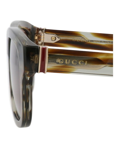 Gucci Square-Frame Recycled Acetate Sunglasses Havana Havana Brown (GG1509S-30014787-003)