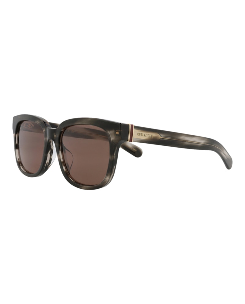 Gucci Square-Frame Recycled Acetate Sunglasses Havana Havana Brown (GG1512SK-30014900-003)