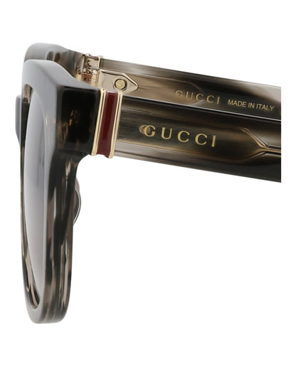 Gucci Square-Frame Recycled Acetate Sunglasses Havana Havana Brown (GG1512SK-30014900-003)
