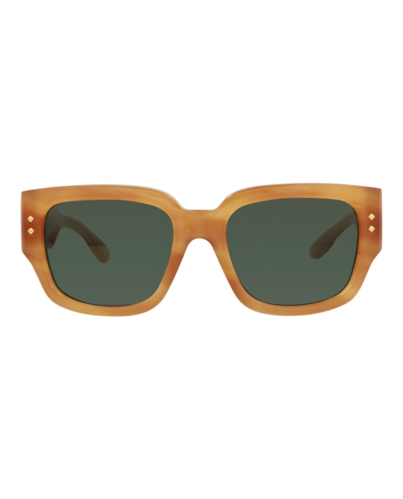 Gucci Square-Frame Recycled Acetate Sunglasses Havana Havana Green (GG1261S-30013840-004)