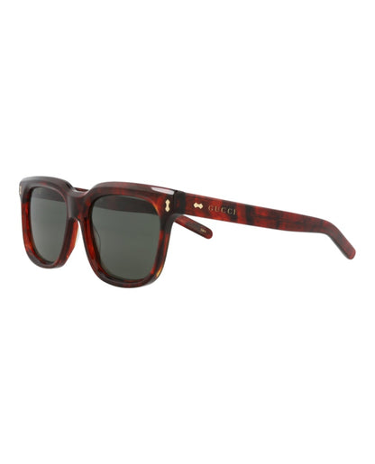 Gucci Square-Frame Recycled Acetate Sunglasses Havana Havana Grey (GG1523S-30014802-002)