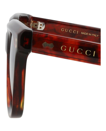 Gucci Square-Frame Recycled Acetate Sunglasses Havana Havana Grey (GG1523S-30014802-002)
