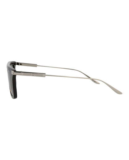 Gucci Square-Frame Recycled Acetate Sunglasses Havana/Silver/Green (GG1437S-30014438-002)
