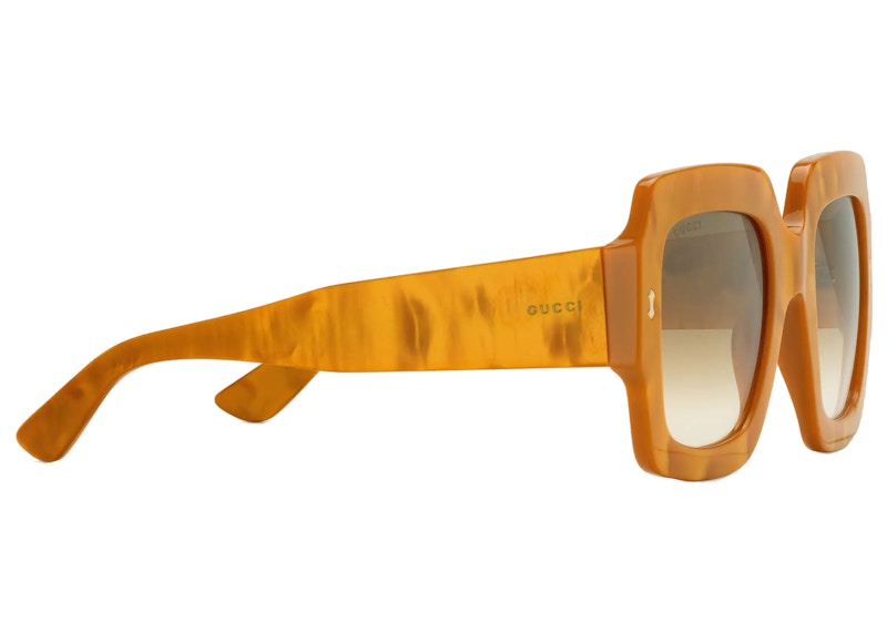 Gucci Square Frame Sunglasses Yellow (691323 J0744 7023)