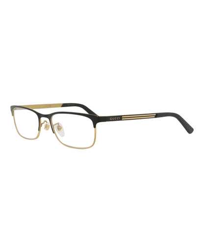 Gucci Square-Frame Titanium Optical Frames Black Black Transparent (GG0700OJ-30008639-001)