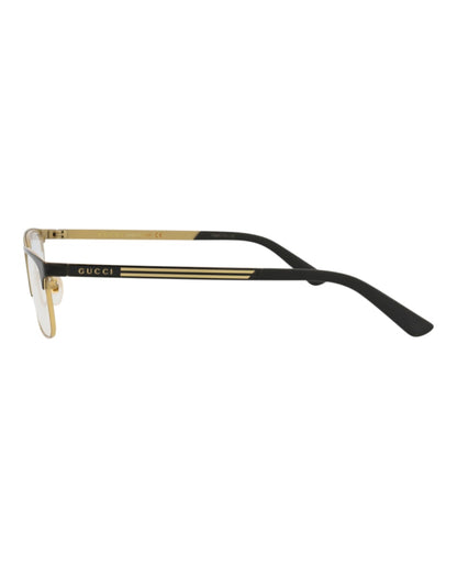 Gucci Square-Frame Titanium Optical Frames Black Black Transparent (GG0700OJ-30008639-001)