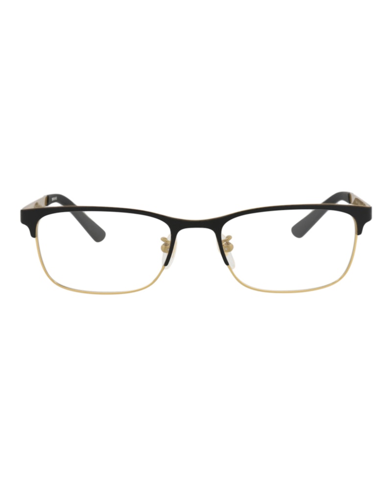 Gucci Square-Frame Titanium Optical Frames Black Brown Transparent (GG0700OJ-30008639-002)