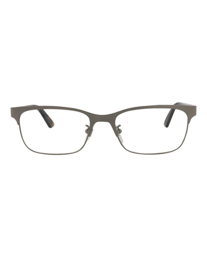 Gucci Square-Frame Titanium Optical Frames Ruthenium Havana Transparent (GG0494OJ-30006523-002)