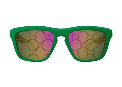 Gucci Square Logo Frame Sunglasses Green/Blue (GG1571S-004)