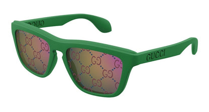 Gucci Square Logo Frame Sunglasses Green/Blue (GG1571S-004)