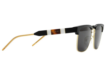 Gucci Square Metal And Acetate Sunglasses Black (596071 J0770 1011)