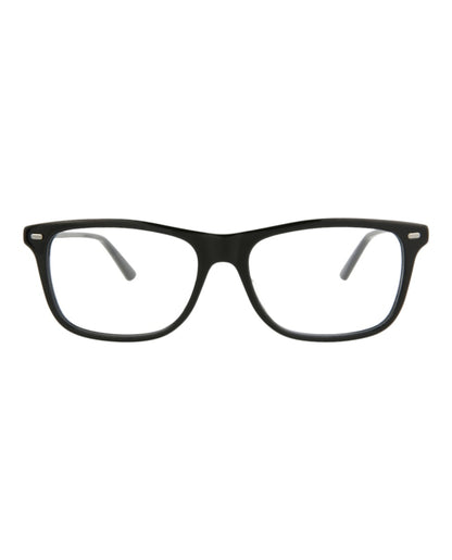 Gucci Square Rectangle Optical Frames Black/Ruthenium/Transparent (GG0519O-30007690-005)