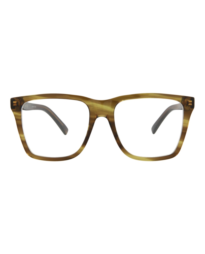 Gucci Square Rectangle Optical Frames Havana/Gold/Transparent (GG0452O-30006486-004)
