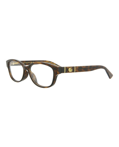 Gucci Square Rectangle Optical Frames Havana/Havana/Transparent (GG0639OA-30008598-002)