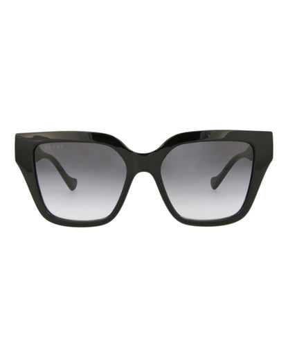 Gucci Square Rectangle Sunglasses Black/Black/Grey (GG1023S-30011717-001)