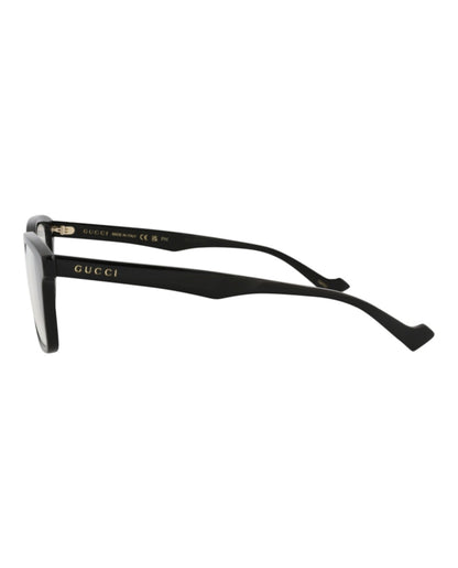 Gucci Square Rectangle Sunglasses Black/Black/Transparent (GG0964S-30013099-001)